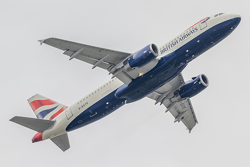 British Airways Airbus A320-200 G-EUYE at London Heathrow Airport (EGLL/LHR) British Airways Airbus A320-200 G-EUYE at London Heathrow Airport (EGLL/LHR)