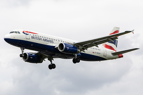 British Airways Airbus A320-200 G-EUYF at London Heathrow Airport (EGLL/LHR) British Airways Airbus A320-200 G-EUYF at London Heathrow Airport (EGLL/LHR)