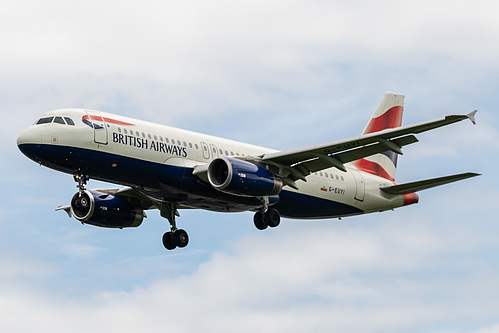 British Airways Airbus A320-200 G-EUYI at London Heathrow Airport (EGLL/LHR)