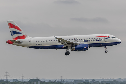 British Airways Airbus A320-200 G-EUYL at London Heathrow Airport (EGLL/LHR) British Airways Airbus A320-200 G-EUYL at London Heathrow Airport (EGLL/LHR)