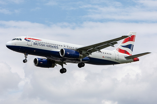 British Airways Airbus A320-200 G-EUYL at London Heathrow Airport (EGLL/LHR) British Airways Airbus A320-200 G-EUYL at London Heathrow Airport (EGLL/LHR)