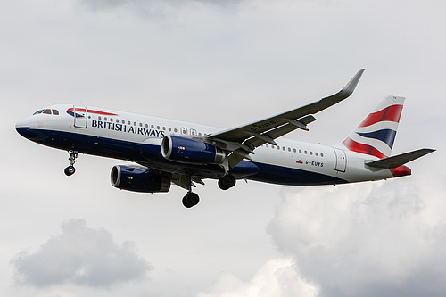 British Airways Airbus A320-200 G-EUYS at London Heathrow Airport (EGLL/LHR) British Airways Airbus A320-200 G-EUYS at London Heathrow Airport (EGLL/LHR)