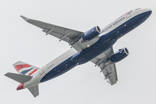 British Airways Airbus A320-200 G-EUYV at London Heathrow Airport (EGLL/LHR) British Airways Airbus A320-200 G-EUYV at London Heathrow Airport (EGLL/LHR)