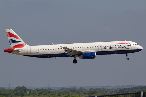 British Airways Airbus A321-200 G-MEDF at London Heathrow Airport (EGLL/LHR) British Airways Airbus A321-200 G-MEDF at London Heathrow Airport (EGLL/LHR)