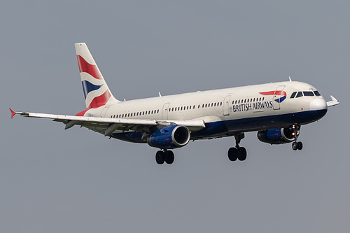 British Airways Airbus A321-200 G-MEDM at London Heathrow Airport (EGLL/LHR)