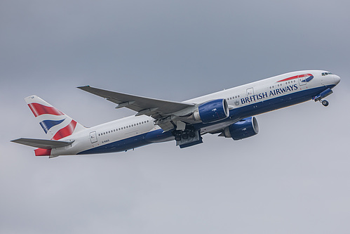 British Airways Boeing 777-200ER G-RAES at London Heathrow Airport (EGLL/LHR) British Airways Boeing 777-200ER G-RAES at London Heathrow Airport (EGLL/LHR)