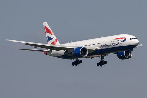 British Airways Boeing 777-200ER G-RAES at London Heathrow Airport (EGLL/LHR)