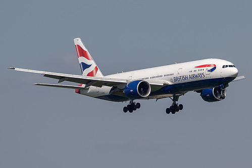 British Airways Boeing 777-200ER G-RAES at London Heathrow Airport (EGLL/LHR) British Airways Boeing 777-200ER G-RAES at London Heathrow Airport (EGLL/LHR)