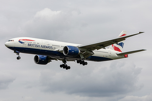 British Airways Boeing 777-200ER G-VIID at London Heathrow Airport (EGLL/LHR) British Airways Boeing 777-200ER G-VIID at London Heathrow Airport (EGLL/LHR)