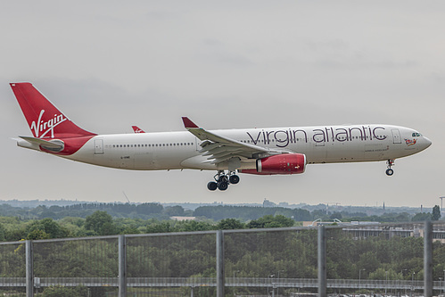 Virgin Atlantic Airbus A330-300 G-VINE at London Heathrow Airport (EGLL/LHR) Virgin Atlantic Airbus A330-300 G-VINE at London Heathrow Airport (EGLL/LHR)