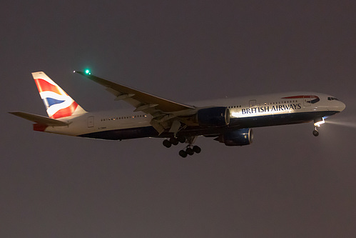British Airways Boeing 777-200ER G-YMMA at London Heathrow Airport (EGLL/LHR) British Airways Boeing 777-200ER G-YMMA at London Heathrow Airport (EGLL/LHR)