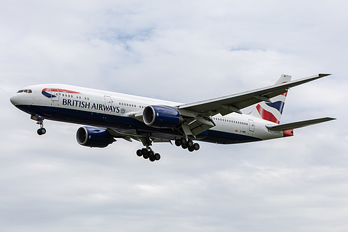 British Airways Boeing 777-200ER G-YMMO at London Heathrow Airport (EGLL/LHR)
