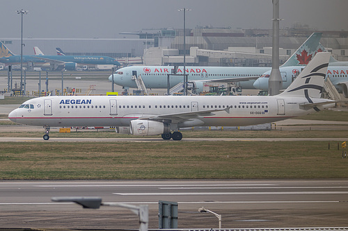 Aegean Airlines Airbus A321-200 SX-DGQ at London Heathrow Airport (EGLL/LHR)