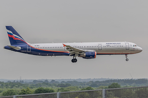 Aeroflot Airbus A321-200 VQ-BEG at London Heathrow Airport (EGLL/LHR)