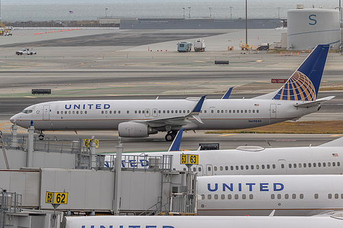 United Airlines Boeing 737-900ER N69840 at San Francisco International Airport (KSFO/SFO) United Airlines Boeing 737-900ER N69840 at San Francisco International Airport (KSFO/SFO)