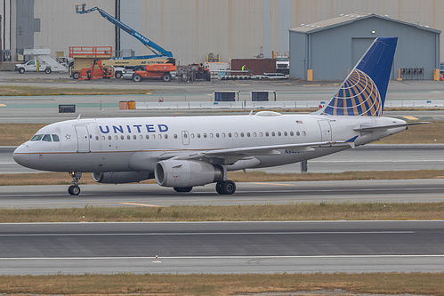 United Airlines Airbus A319-100 N840UA at San Francisco International Airport (KSFO/SFO)