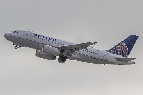 United Airlines Airbus A319-100 N843UA at San Francisco International Airport (KSFO/SFO)