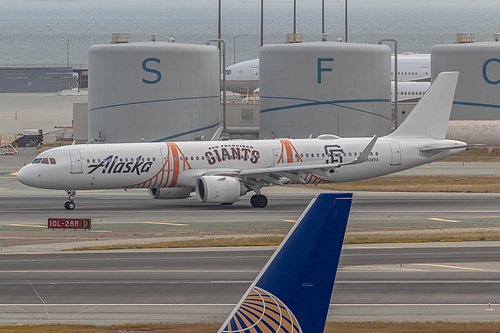Alaska Airlines Airbus A321-200 N924VA at San Francisco International Airport (KSFO/SFO) Alaska Airlines Airbus A321-200 N924VA at San Francisco International Airport (KSFO/SFO)