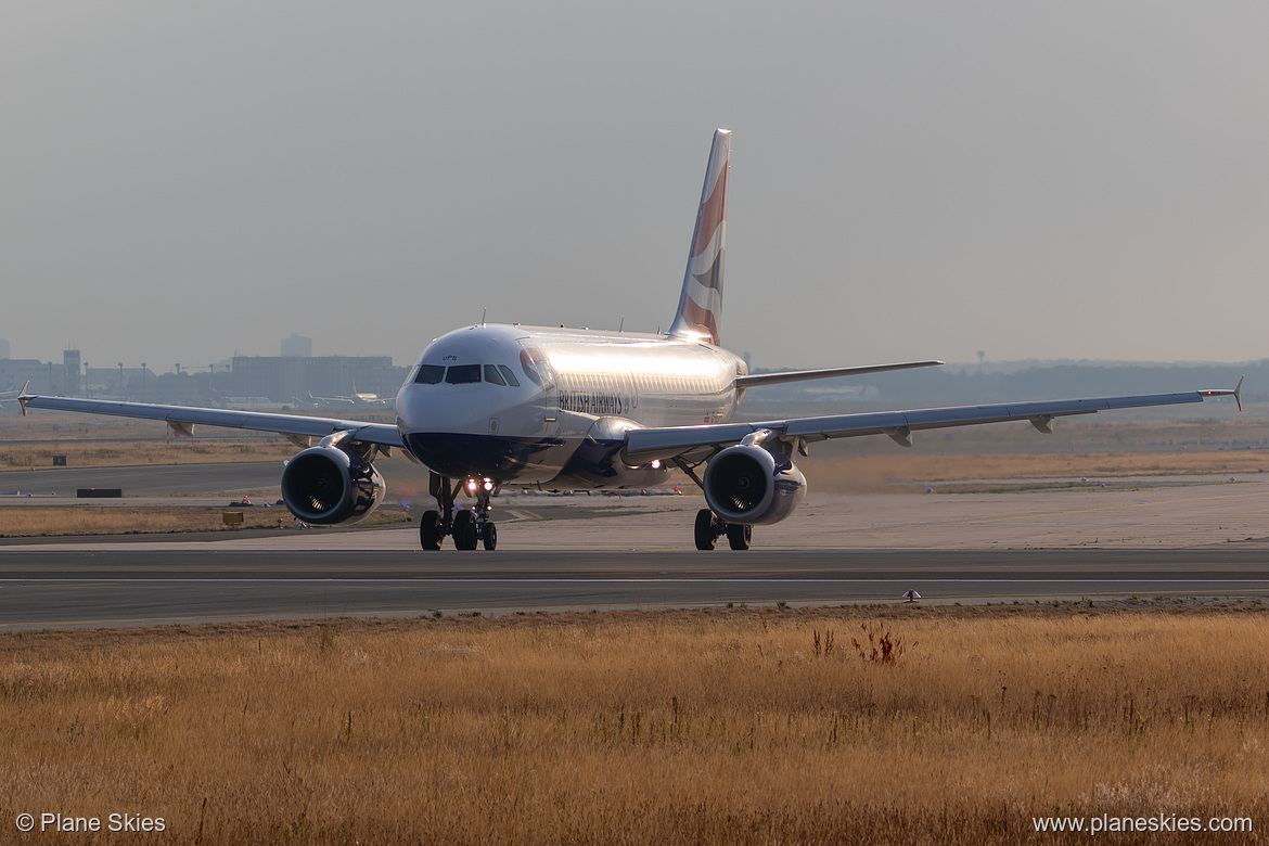 British Airways Airbus A319-100 G-EUPS at Frankfurt am Main International Airport (EDDF/FRA)