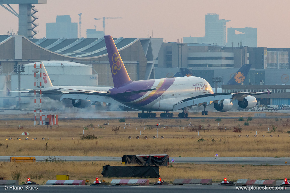 Thai Airways Airbus A380-800 HS-TUC at Frankfurt am Main International Airport (EDDF/FRA) Thai Airways Airbus A380-800 HS-TUC at Frankfurt am Main International Airport (EDDF/FRA)