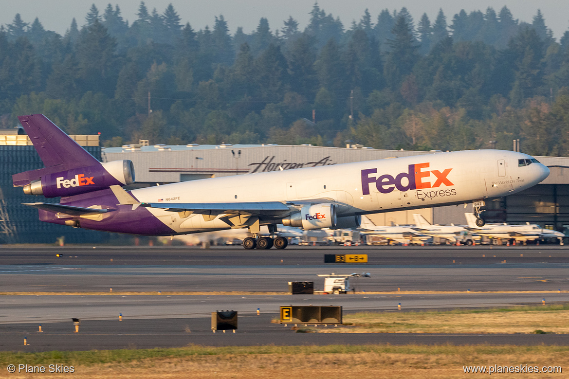 FedEx McDonnell Douglas MD-11F N642FE at Portland International Airport (KPDX/PDX)