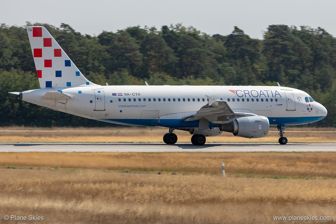 Croatia Airlines Airbus A319-100 9A-CTH at Frankfurt am Main International Airport (EDDF/FRA)