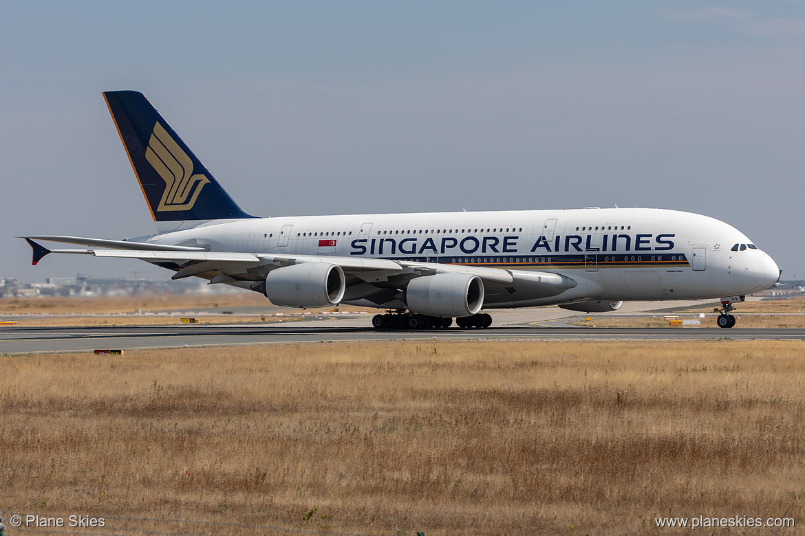 Singapore Airlines Airbus A380-800 9V-SKQ at Frankfurt am Main International Airport (EDDF/FRA)