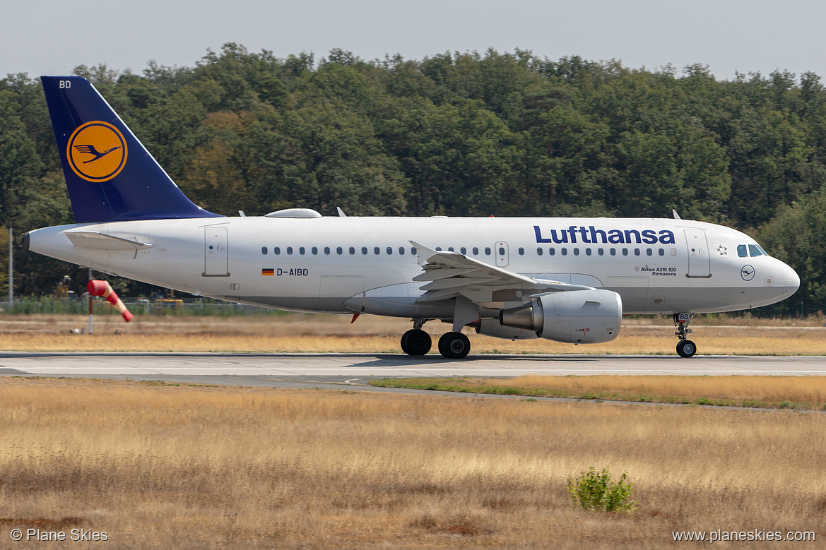 Lufthansa Airbus A319-100 D-AIBD at Frankfurt am Main International Airport (EDDF/FRA)