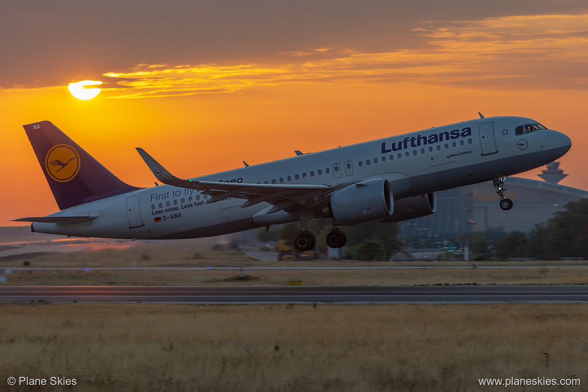 Lufthansa Airbus A320neo D-AINA at Frankfurt am Main International Airport (EDDF/FRA)