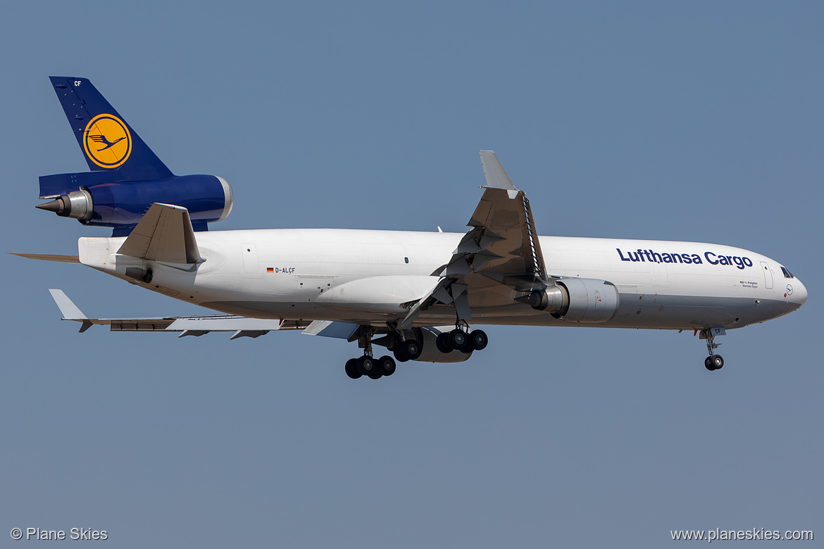 Lufthansa Cargo McDonnell Douglas MD-11F D-ALCF at Frankfurt am Main International Airport (EDDF/FRA)