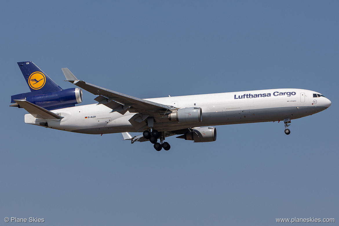 Lufthansa Cargo McDonnell Douglas MD-11F D-ALCK at Frankfurt am Main International Airport (EDDF/FRA)