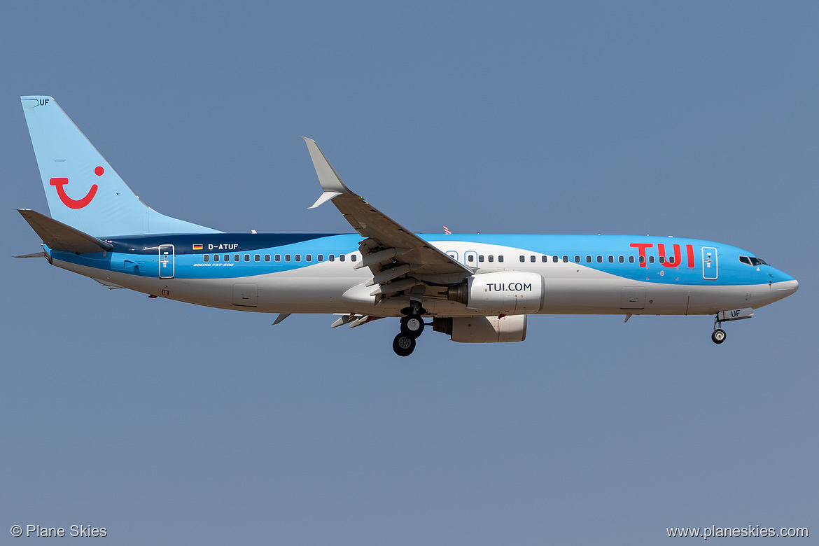 TUI fly Deutschland Boeing 737-800 D-ATUF at Frankfurt am Main International Airport (EDDF/FRA)