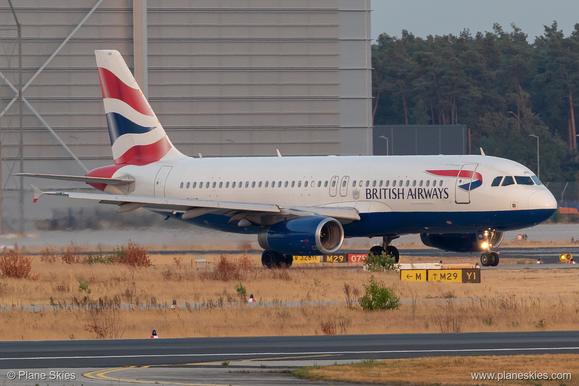 British Airways Airbus A320-200 G-EUUS at Frankfurt am Main International Airport (EDDF/FRA)