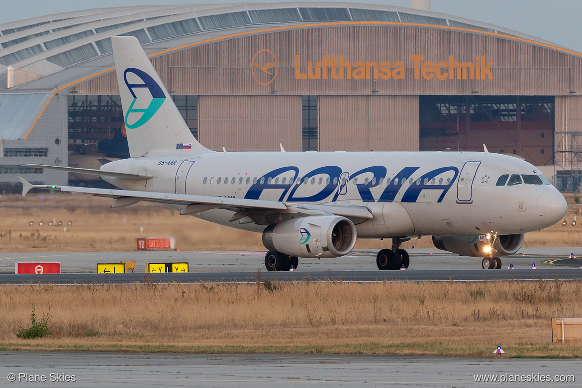 Adria Airways Airbus A319-100 S5-AAR at Frankfurt am Main International Airport (EDDF/FRA) Adria Airways Airbus A319-100 S5-AAR at Frankfurt am Main International Airport (EDDF/FRA)