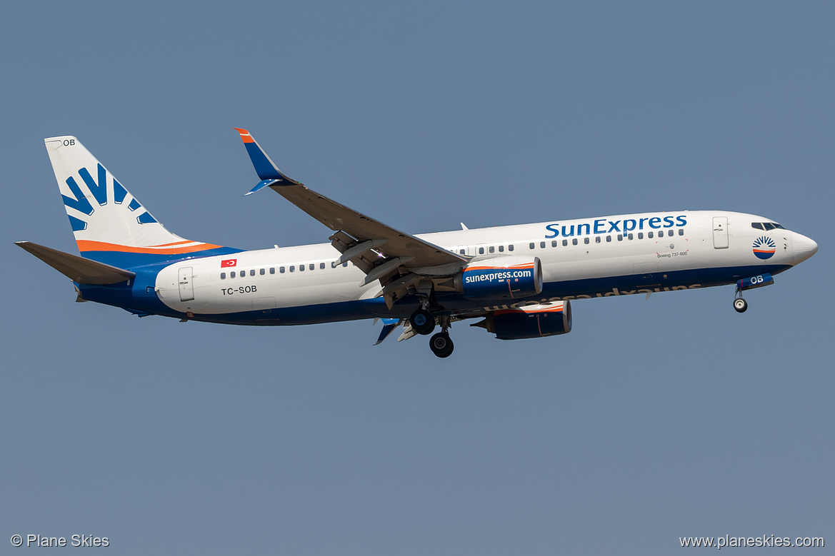 SunExpress Boeing 737-800 TC-SOB at Frankfurt am Main International Airport (EDDF/FRA)