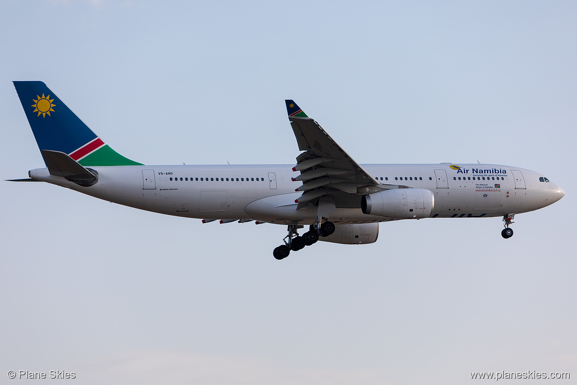Air Namibia Airbus A330-200 V5-ANO at Frankfurt am Main International Airport (EDDF/FRA) Air Namibia Airbus A330-200 V5-ANO at Frankfurt am Main International Airport (EDDF/FRA)
