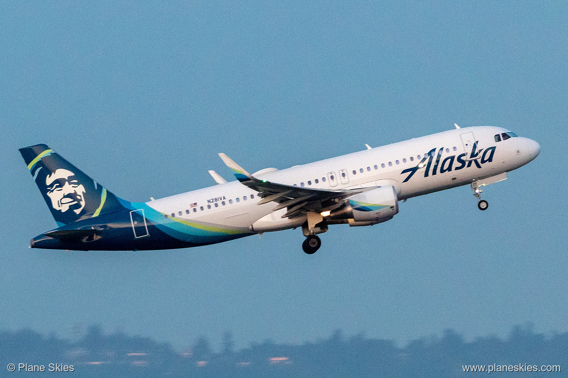 Alaska Airlines Airbus A320-200 N281VA at Portland International Airport (KPDX/PDX)