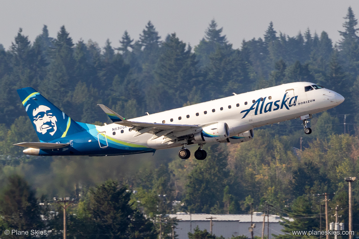 Horizon Air Embraer ERJ-175 N630QX at Portland International Airport (KPDX/PDX) Horizon Air Embraer ERJ-175 N630QX at Portland International Airport (KPDX/PDX)