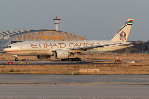 Etihad Airways Boeing 777F A6-DDA at Frankfurt am Main International Airport (EDDF/FRA)
