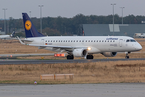 Lufthansa CityLine Embraer ERJ-190 D-AECF at Frankfurt am Main International Airport (EDDF/FRA) Lufthansa CityLine Embraer ERJ-190 D-AECF at Frankfurt am Main International Airport (EDDF/FRA)