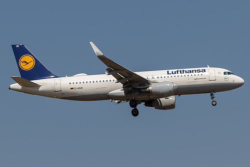 Lufthansa Airbus A320-200 D-AIUK at Frankfurt am Main International Airport (EDDF/FRA)