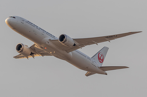 Japan Airlines Boeing 787-9 JA867J at Frankfurt am Main International Airport (EDDF/FRA) Japan Airlines Boeing 787-9 JA867J at Frankfurt am Main International Airport (EDDF/FRA)