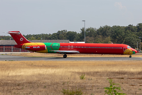 Danish Air Transport McDonnell Douglas MD-83 OY-RUE at Frankfurt am Main International Airport (EDDF/FRA)