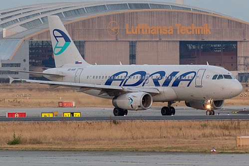 Adria Airways Airbus A319-100 S5-AAR at Frankfurt am Main International Airport (EDDF/FRA)