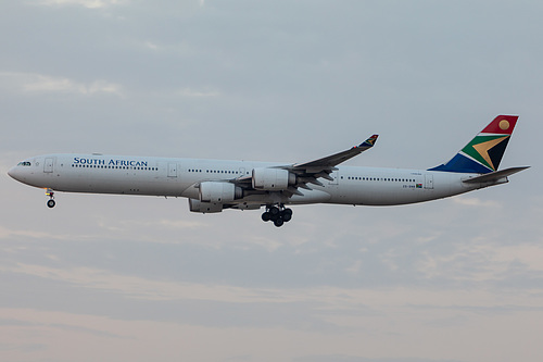 South African Airways Airbus A340-600 ZS-SNB at Frankfurt am Main International Airport (EDDF/FRA)