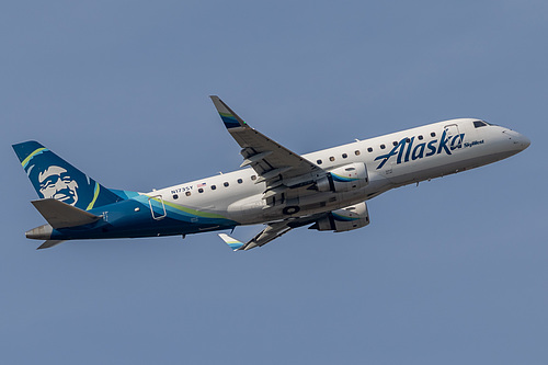 SkyWest Airlines Embraer ERJ-175 N173SY at Portland International Airport (KPDX/PDX)