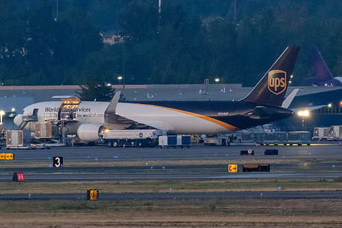 UPS Airlines Boeing 767-300F N348UP at Portland International Airport (KPDX/PDX) UPS Airlines Boeing 767-300F N348UP at Portland International Airport (KPDX/PDX)