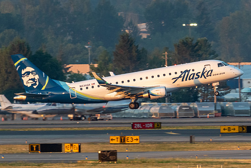 Horizon Air Embraer ERJ-175 N636QX at Portland International Airport (KPDX/PDX)