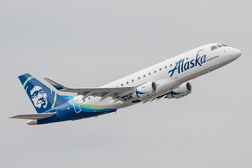 Horizon Air Embraer ERJ-175 N648QX at Portland International Airport (KPDX/PDX)