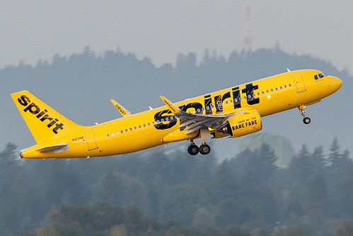 Spirit Airlines Airbus A320neo N913NK at Portland International Airport (KPDX/PDX) Spirit Airlines Airbus A320neo N913NK at Portland International Airport (KPDX/PDX)